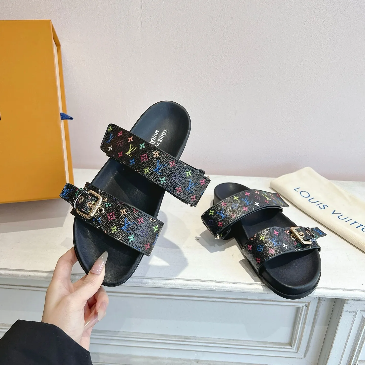 👟👟Ex-factory price 380👟👟 Lv summer boat trailer series, 35-45 with full package